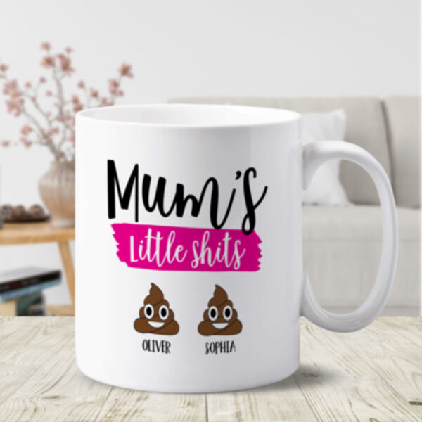 Mum's little Shits 11oz mug Thumbnail