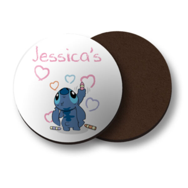 Personalised Round Hardboard Coaster Thumbnail