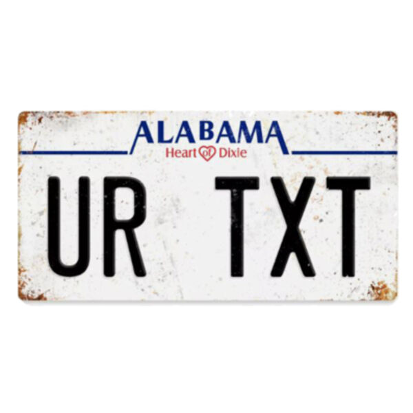 Personalised American Number Plate Thumbnail