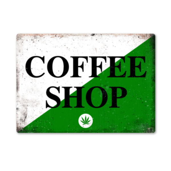 Amsterdam Coffee Shop Sign Thumbnail