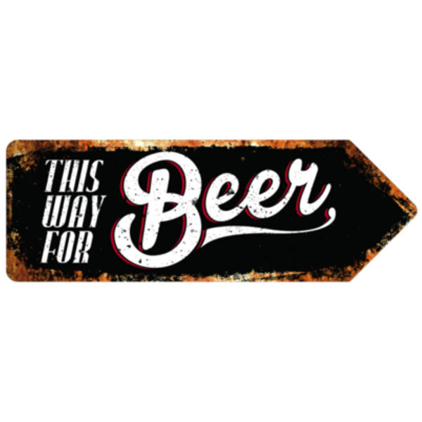 This way for Beer sign Thumbnail