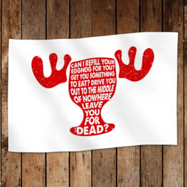 Eggnog Christmas Tea Towel Thumbnail