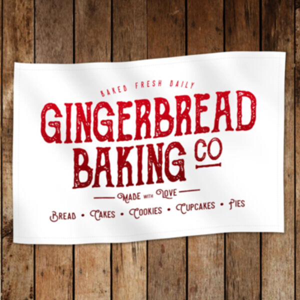 Gingerbread Baking Co Tea Towel Thumbnail