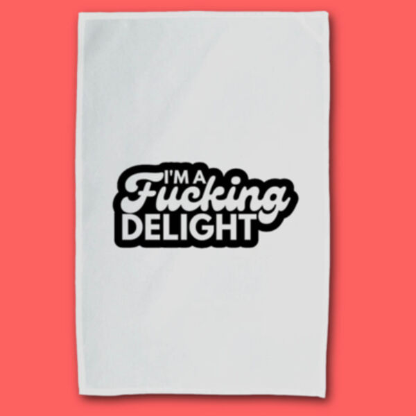 "I'm a fucking Delight" Tea Towel Thumbnail