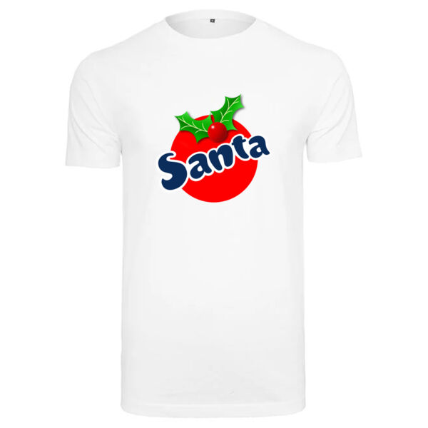 Santa Red Background T-Shirt Thumbnail