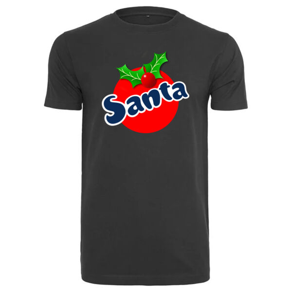 Santa Red Background T-Shirt Thumbnail