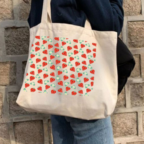 Strawberries Tote Bag Thumbnail