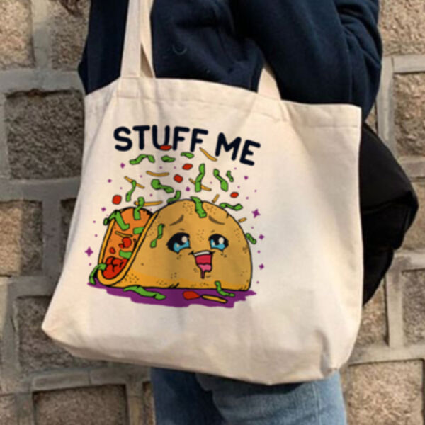 "Stuff me Daddy" Tote Bag Thumbnail