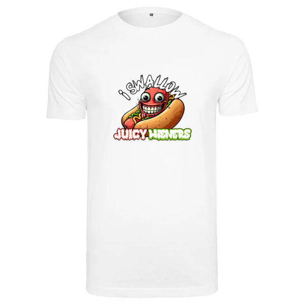 "I Swallow Juicy Weiners" T-Shirt Thumbnail