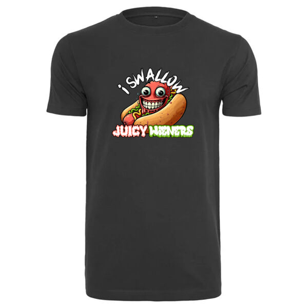 "I Swallow Juicy Weiners" T-Shirt Thumbnail