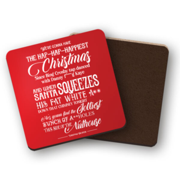 Griswold Quote Hap Hap Happiest Coaster Thumbnail