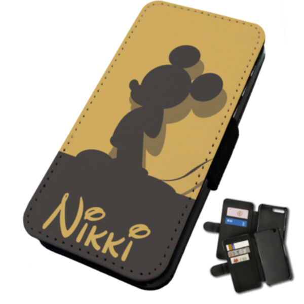 Personalised Mickey Mouse Yellow Samsung Flip Case Thumbnail