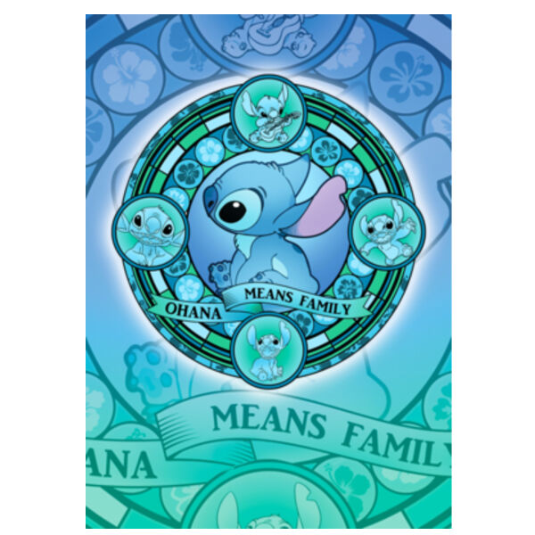 Ohana Stained Glass Metal Sign Thumbnail