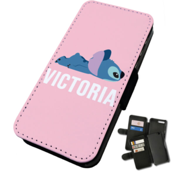 Personalised Stitch Chillin' Samsung Flip Case Thumbnail