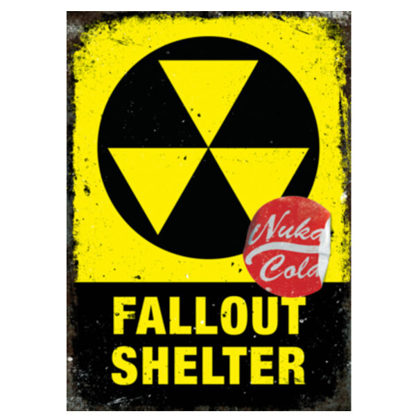 Fallout Shelter Nuka Cola Metal Sign Thumbnail