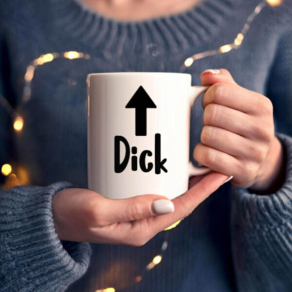 Pointing upward Dick 11oz Mug Thumbnail