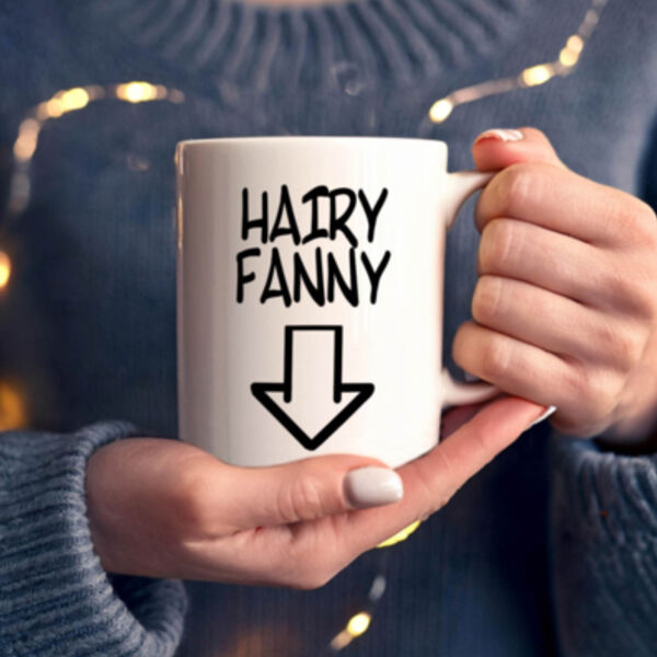 Hairy Fanny pointing 11oz Mug Thumbnail
