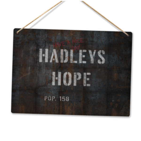 Hadley's Hope Aliens Movie Metal Sign Thumbnail