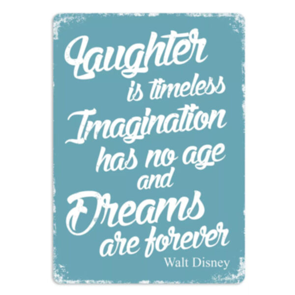 Laughter is Timeless Metal Sign Thumbnail