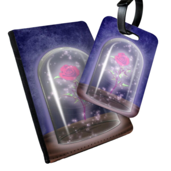 Beauty & the Beast Rose Passport Cover & Luggage Tag Thumbnail