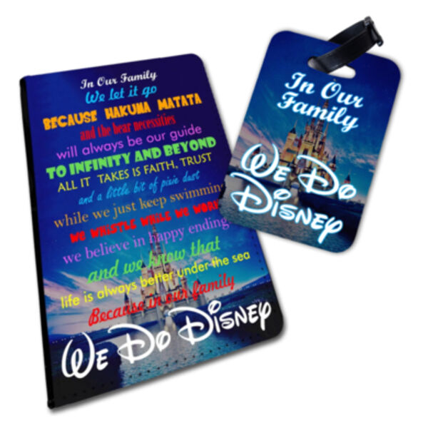 In our family we do disney passport holder & luggage tag Thumbnail