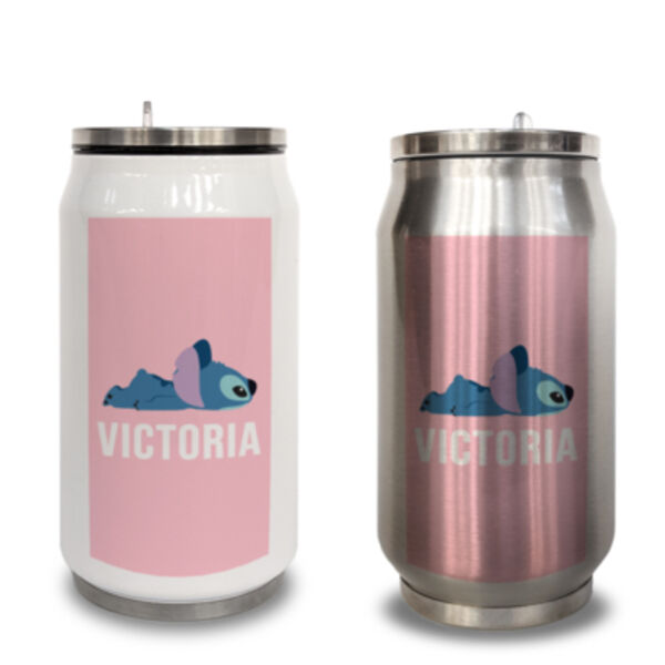 Personalised Stitch Chillin' Can Flask Thumbnail