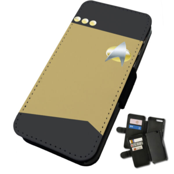 Star Trek Gold Shirt Samsung Flip Case Thumbnail