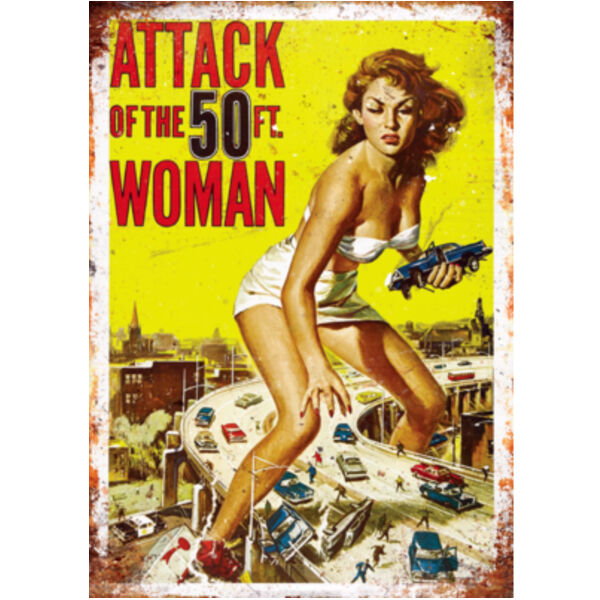Retro Sci-Fi Poster Attack of the 50ft Woman Thumbnail