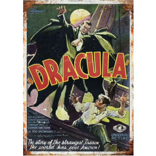 Retro Horror Movie Poster Dracula Thumbnail