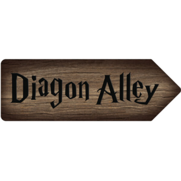 Diagon Alley Arrow Sign Thumbnail
