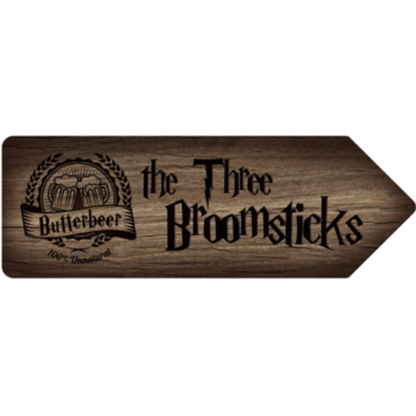 The Three Broomsticks Arrow Sign Thumbnail