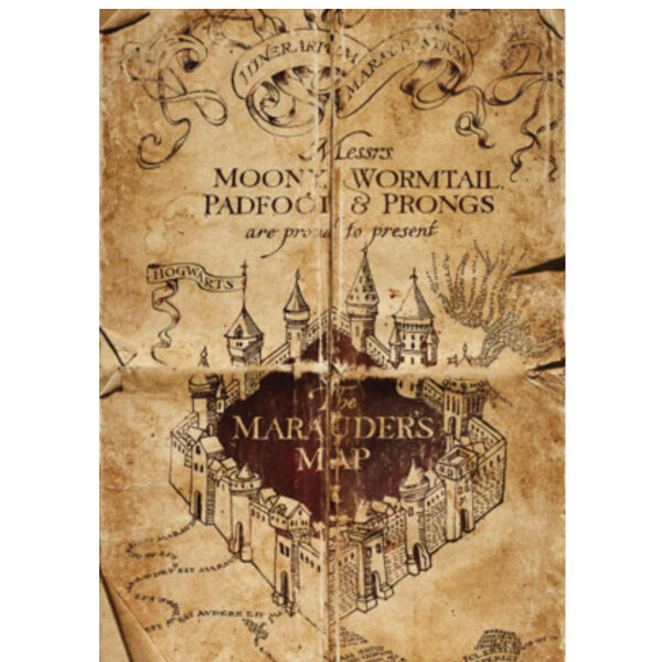 Marauders Map Metal Sign Thumbnail